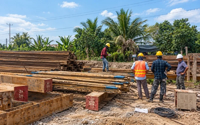 nhà thầu cọc khoan nhồi D400