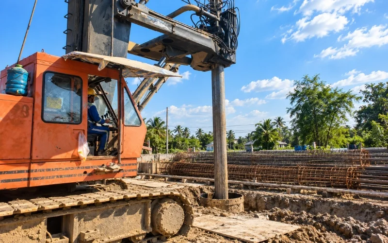 thiết bị thi công cọc D400