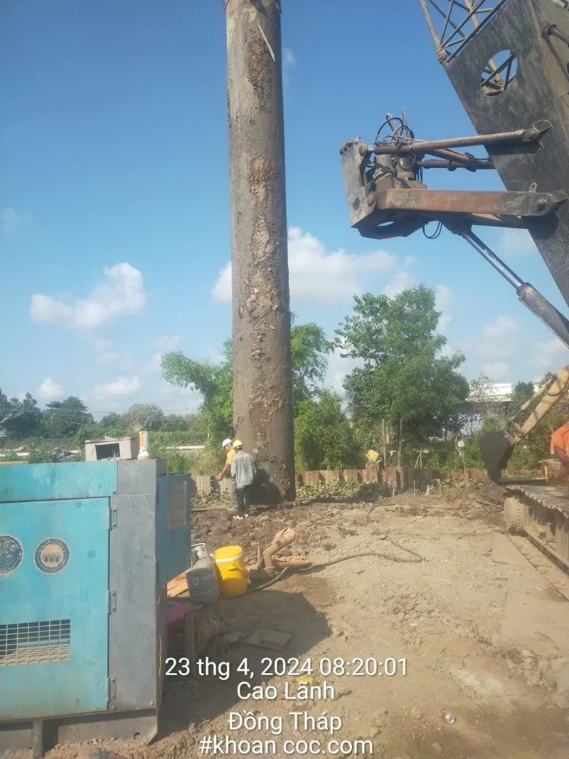 THI CÔNG CỌC KHOAN NHỒI D500 UY TÍN CÙNG KINH NGHIỆM BẢO VỆ CỌC NHỒI