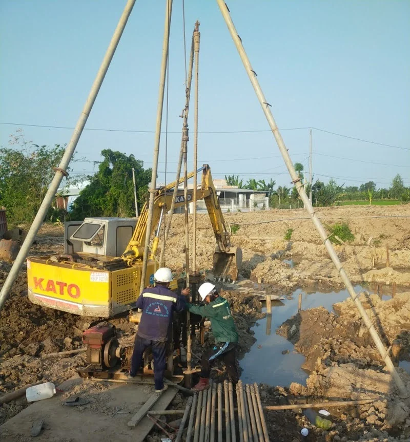 THI CÔNG CỌC NHỒI D500 TẠI BÌNH DƯƠNG - KINH NGHIỆM TRỘN BENTONITE